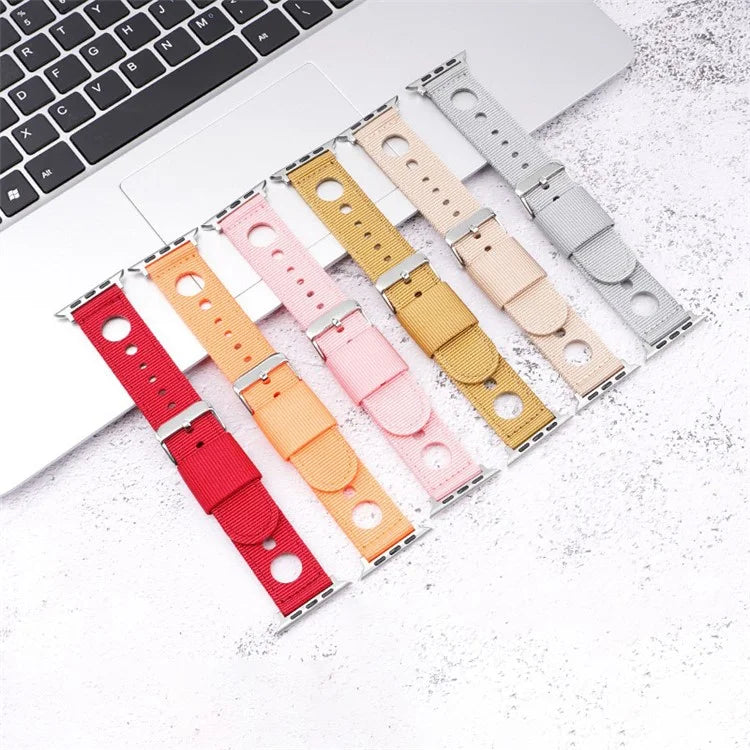 For Apple Watch Ultra 2 Ultra 49mm  /  9 8 7 45mm  /  6 5 4 SE (2023) SE (2022) SE 44mm  /  3 2 1 42mm Waterproof Nylon Watch Band