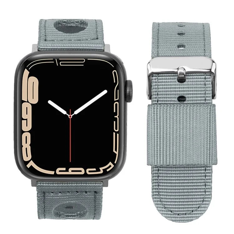 For Apple Watch Ultra 2 Ultra 49mm  /  9 8 7 45mm  /  6 5 4 SE (2023) SE (2022) SE 44mm  /  3 2 1 42mm Waterproof Nylon Watch Band