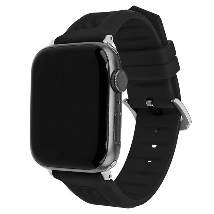 For Apple Watch Ultra 2 Ultra 49mm / Series 9 8 7 45mm / 6 5 4 SE (2022) SE (2023) SE 44mm / 3 2 1 42mm Watch Strap Silicone Band