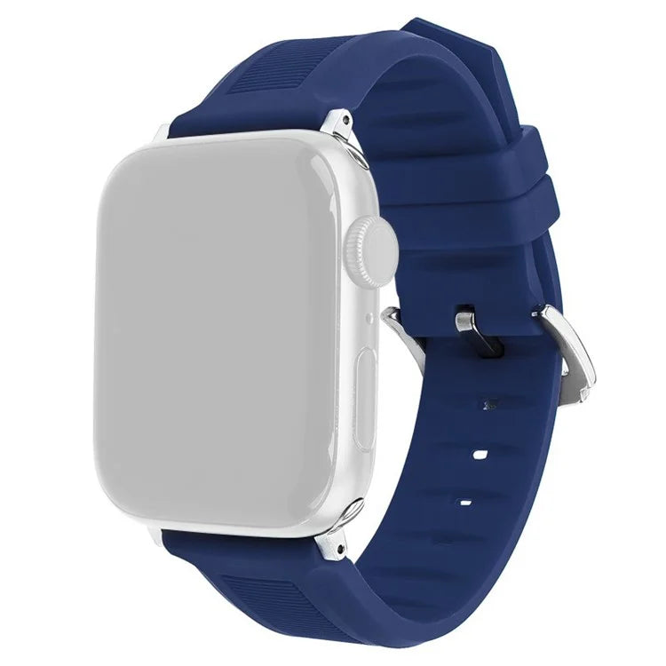 For Apple Watch Ultra 2 Ultra 49mm / Series 9 8 7 45mm / 6 5 4 SE (2022) SE (2023) SE 44mm / 3 2 1 42mm Watch Strap Silicone Band