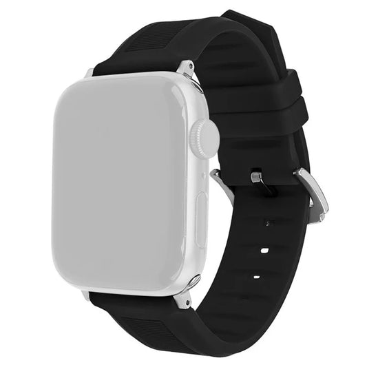 For Apple Watch Series 9 8 7 41mm / 6 5 4 SE (2022) SE (2023) SE 40mm / 3 2 1 38mm Silicone Watch Band Adjustable Strap