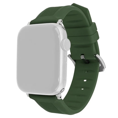 For Apple Watch Series 9 8 7 41mm / 6 5 4 SE (2022) SE (2023) SE 40mm / 3 2 1 38mm Silicone Watch Band Adjustable Strap