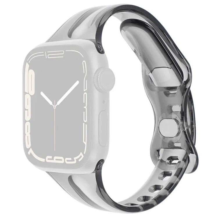 For Apple Watch Series 9 8 7 41mm / 6 5 4 SE (2022) SE (2023) SE 40mm / 3 2 1 38mm Watch Band TPU Adjustable Strap