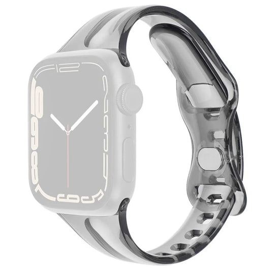For Apple Watch Series 9 8 7 41mm / 6 5 4 SE (2022) SE (2023) SE 40mm / 3 2 1 38mm Watch Band TPU Adjustable Strap