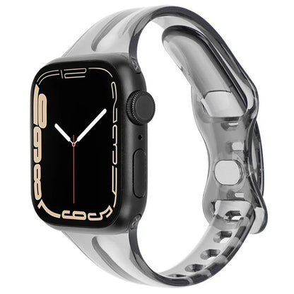 For Apple Watch Series 9 8 7 41mm / 6 5 4 SE (2022) SE (2023) SE 40mm / 3 2 1 38mm Watch Band TPU Adjustable Strap