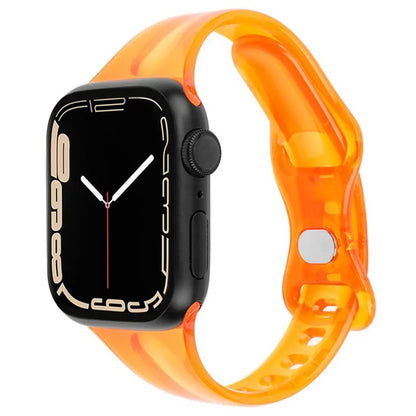 For Apple Watch Series 9 8 7 41mm / 6 5 4 SE (2022) SE (2023) SE 40mm / 3 2 1 38mm Watch Band TPU Adjustable Strap