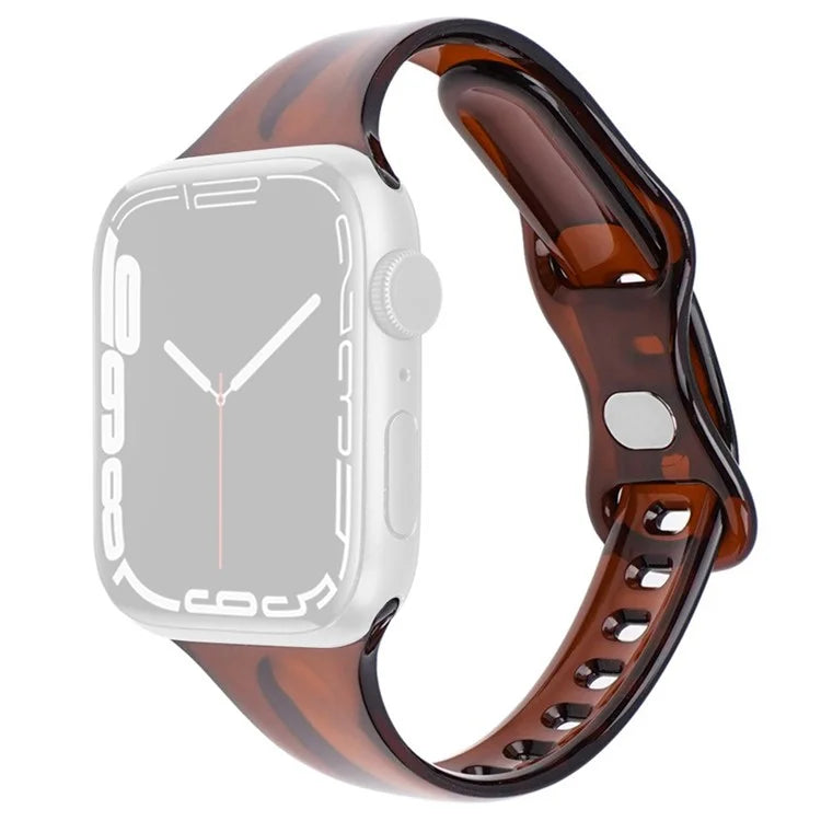 For Apple Watch Series 9 8 7 41mm / 6 5 4 SE (2022) SE (2023) SE 40mm / 3 2 1 38mm Watch Band TPU Adjustable Strap