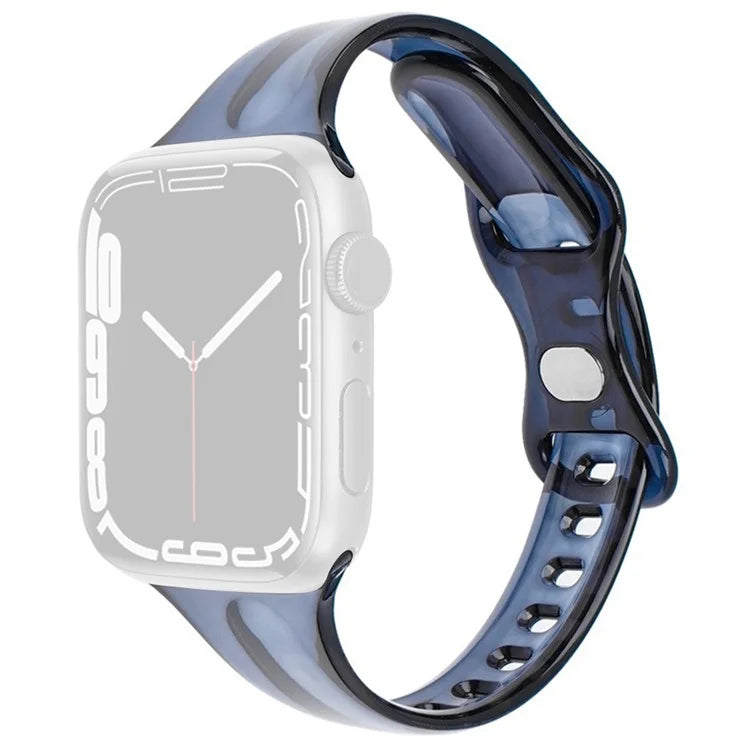 For Apple Watch Series 9 8 7 41mm / 6 5 4 SE (2022) SE (2023) SE 40mm / 3 2 1 38mm Watch Band TPU Adjustable Strap