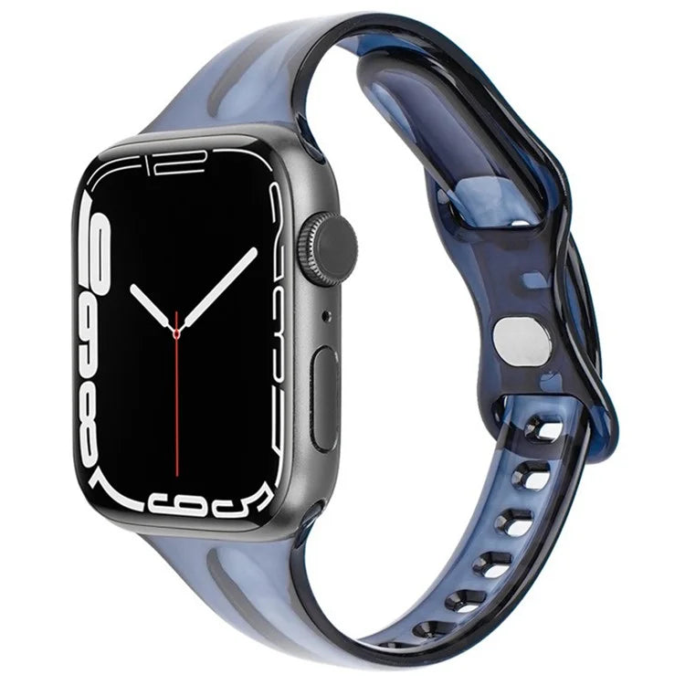 For Apple Watch Series 9 8 7 41mm / 6 5 4 SE (2022) SE (2023) SE 40mm / 3 2 1 38mm Watch Band TPU Adjustable Strap