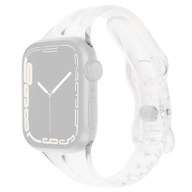 For Apple Watch Ultra 2 Ultra 49mm / Series 9 8 7 45mm / 6 5 4 SE (2022) SE (2023) SE 44mm / 3 2 1 42mm TPU Watch Strap
