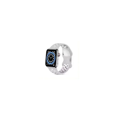 For Apple Watch Series 9 8 7 41mm / 6 5 4 SE (2022) SE (2023) SE 40mm / 3 2 1 38mm Silicone Watch Band Dual Color Strap
