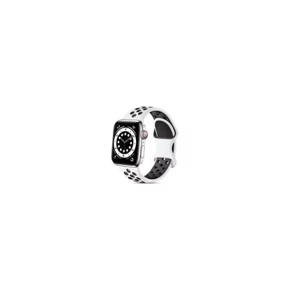 For Apple Watch Series 9 8 7 41mm / 6 5 4 SE (2022) SE (2023) SE 40mm / 3 2 1 38mm Silicone Watch Band Dual Color Strap