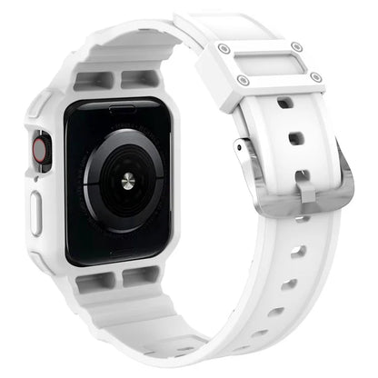 For Apple Watch Series 9 8 7 41mm / 9 8 7 41 45mm Watch Band Replacement TPU Strap with Case Cover