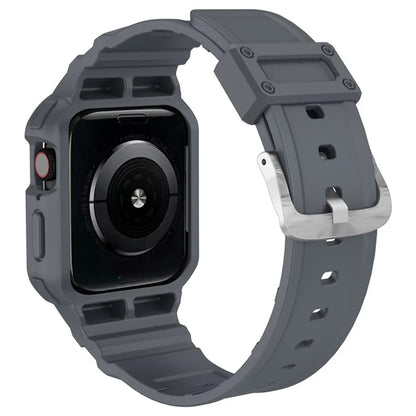For Apple Watch Series 9 8 7 41mm / 9 8 7 41 45mm Watch Band Replacement TPU Strap with Case Cover