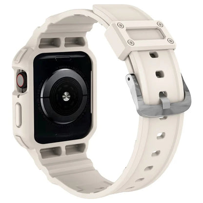 For Apple Watch Series 9 8 7 41mm / 9 8 7 41 45mm Watch Band Replacement TPU Strap with Case Cover