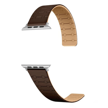 For Apple Watch Series 9 8 7 41mm / 6 5 4 SE (2022) SE (2023) SE 40mm / 3 2 1 38mm Replacement Strap Silicone Magnetic Watch Band
