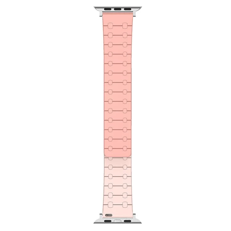 For Apple Watch Series 9 8 7 41mm / 6 5 4 SE (2022) SE (2023) SE 40mm / 3 2 1 38mm Replacement Strap Silicone Magnetic Watch Band