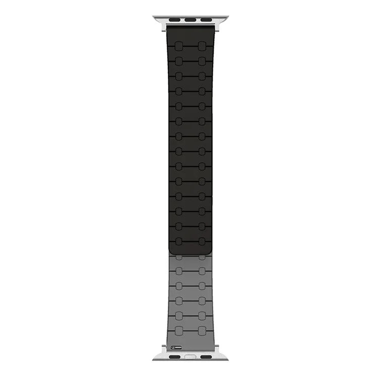 For Apple Watch Ultra 2 Ultra 49mm  /  9 8 7 45mm  /  6 5 4 SE (2023) SE (2022) SE 44mm  /  3 2 1 42mm Silicone Magnetic Band Strap