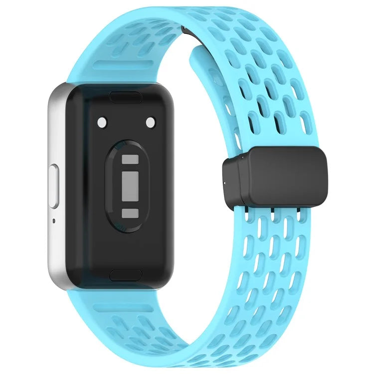 Wrist Band for Samsung Galaxy Fit3 R930 Magnetic Silicone Smartwatch Bracelet Strap