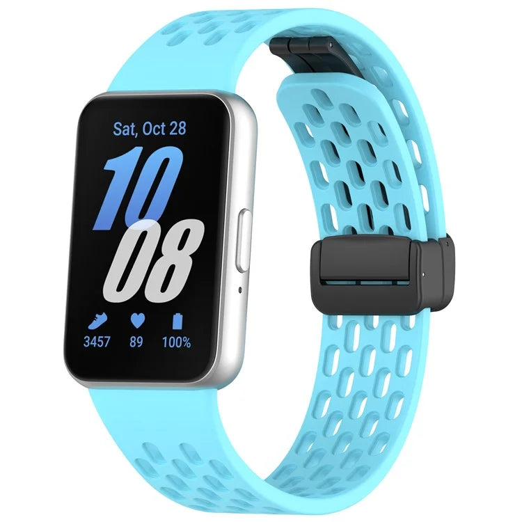 Wrist Band for Samsung Galaxy Fit3 R930 Magnetic Silicone Smartwatch Bracelet Strap