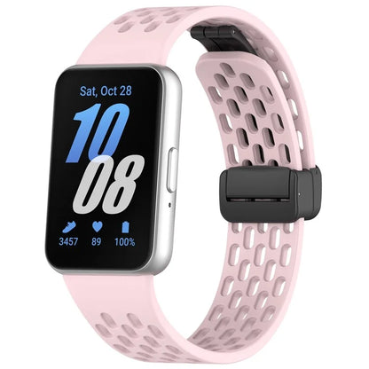 Wrist Band for Samsung Galaxy Fit3 R930 Magnetic Silicone Smartwatch Bracelet Strap