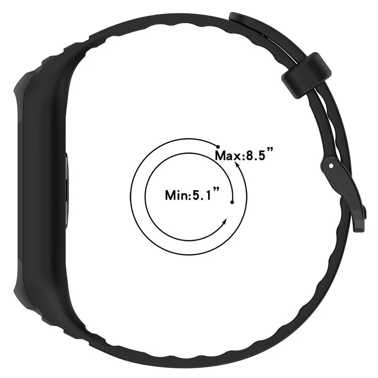For Honor Band 9 Replacement Watch Band Silicone Strap with Protective Case