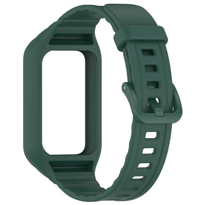 For Honor Band 9 Replacement Watch Band Silicone Strap with Protective Case