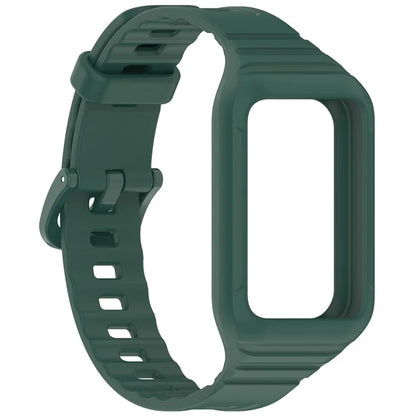 For Honor Band 9 Replacement Watch Band Silicone Strap with Protective Case