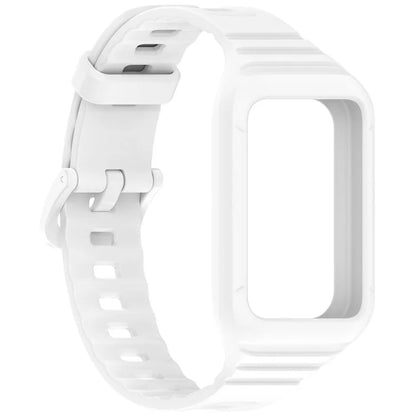 For Honor Band 9 Replacement Watch Band Silicone Strap with Protective Case
