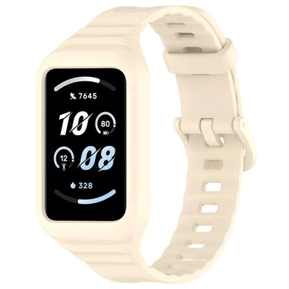 For Honor Band 9 Replacement Watch Band Silicone Strap with Protective Case