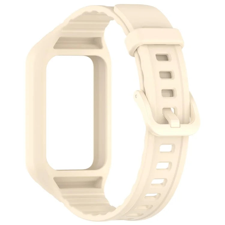 For Honor Band 9 Replacement Watch Band Silicone Strap with Protective Case