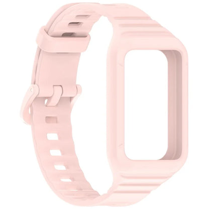 For Honor Band 9 Replacement Watch Band Silicone Strap with Protective Case