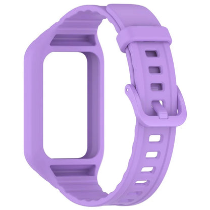 For Honor Band 9 Replacement Watch Band Silicone Strap with Protective Case