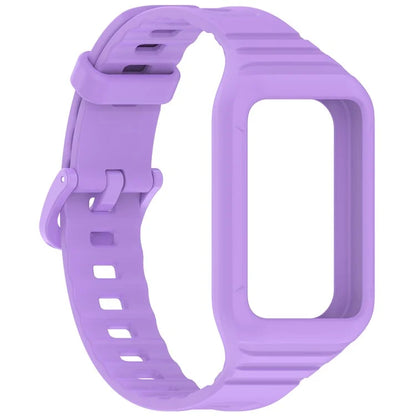 For Honor Band 9 Replacement Watch Band Silicone Strap with Protective Case