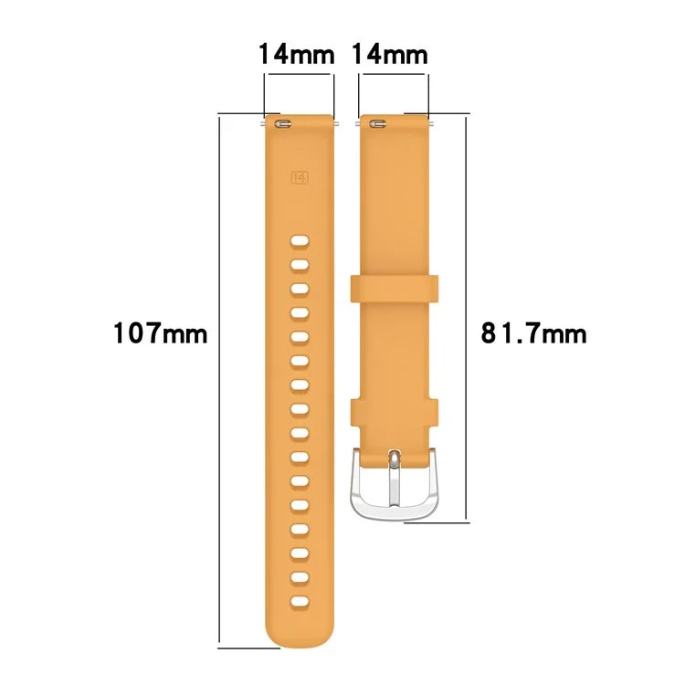 For Garmin Lily 2 Smart Watch Strap Replacement Adjustable Silicone Band