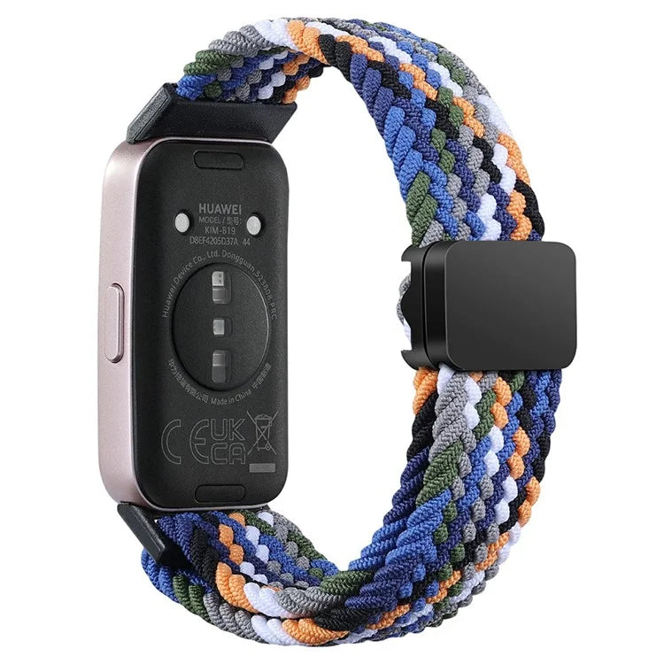 For Huawei Band 8 / Band 8 NFC / Band 9 / Band 9 NFC Wrist Band Magnetic Buckle Nylon Braided Smartwatch Strap