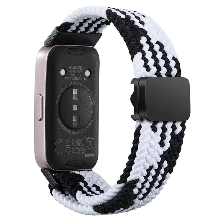 For Huawei Band 8 / Band 8 NFC / Band 9 / Band 9 NFC Wrist Band Magnetic Buckle Nylon Braided Smartwatch Strap