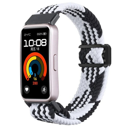 For Huawei Band 8 / Band 8 NFC / Band 9 / Band 9 NFC Wrist Band Magnetic Buckle Nylon Braided Smartwatch Strap