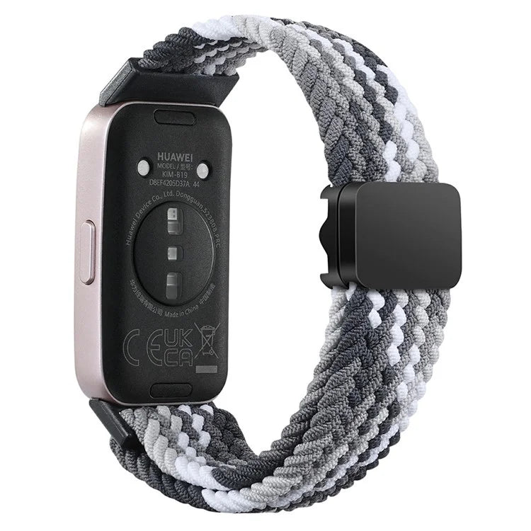 For Huawei Band 8 / Band 8 NFC / Band 9 / Band 9 NFC Wrist Band Magnetic Buckle Nylon Braided Smartwatch Strap