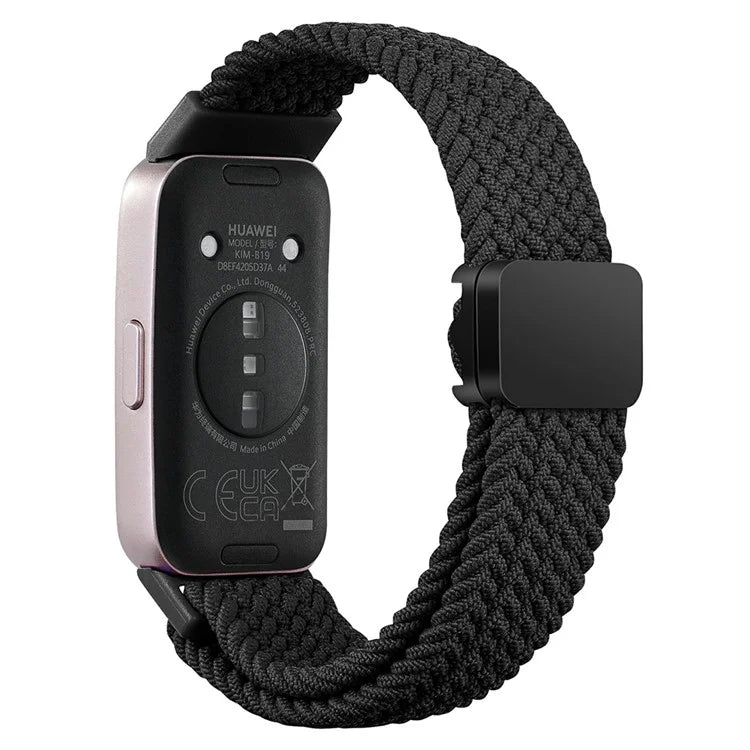 For Huawei Band 8 / Band 8 NFC / Band 9 / Band 9 NFC Wrist Band Magnetic Buckle Nylon Braided Smartwatch Strap