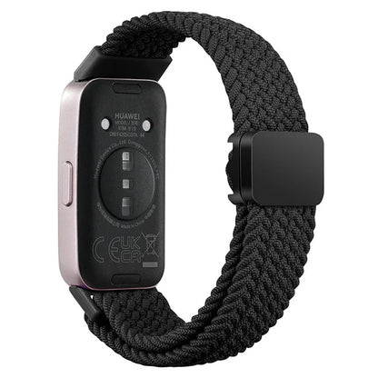 For Huawei Band 8 / Band 8 NFC / Band 9 / Band 9 NFC Wrist Band Magnetic Buckle Nylon Braided Smartwatch Strap