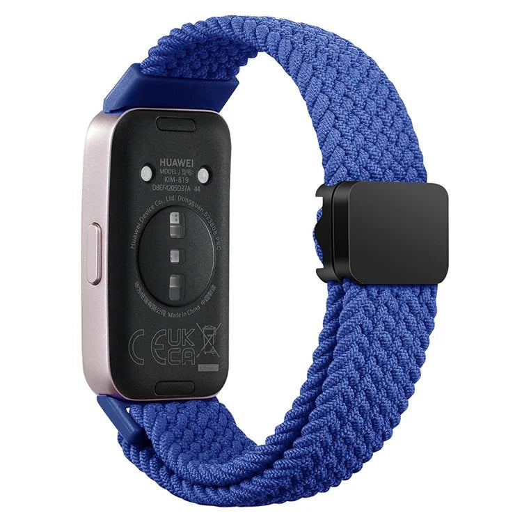 For Huawei Band 8 / Band 8 NFC / Band 9 / Band 9 NFC Wrist Band Magnetic Buckle Nylon Braided Smartwatch Strap