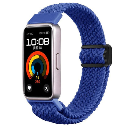 For Huawei Band 8 / Band 8 NFC / Band 9 / Band 9 NFC Wrist Band Magnetic Buckle Nylon Braided Smartwatch Strap