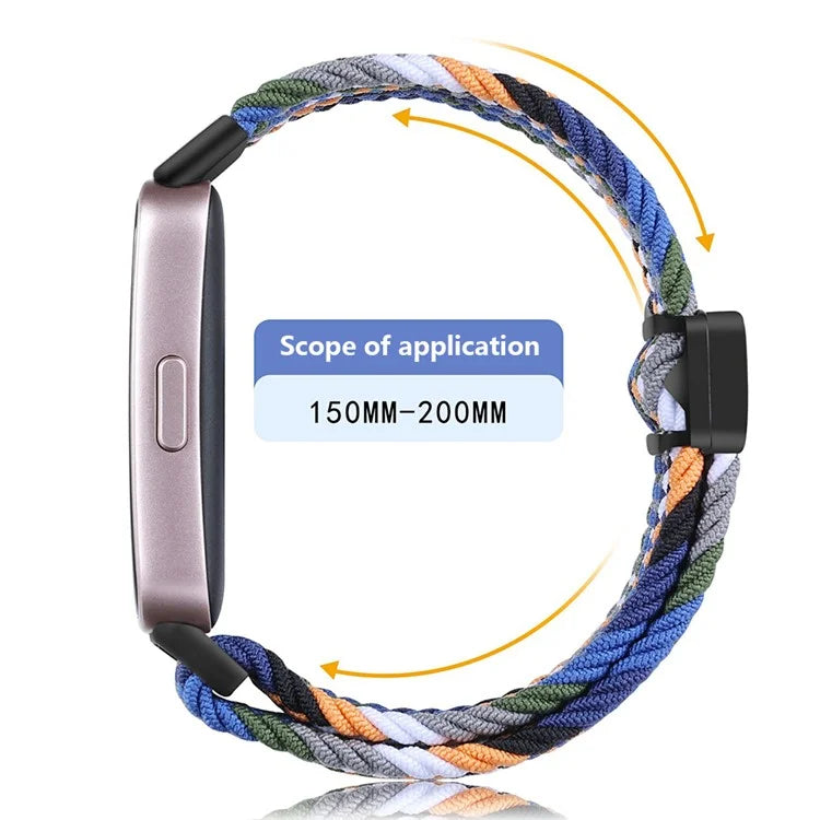 For Huawei Band 8 / Band 8 NFC / Band 9 / Band 9 NFC Wrist Band Magnetic Buckle Nylon Braided Smartwatch Strap