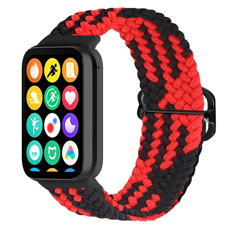 For Xiaomi Redmi Watch 4 Braided Band Adjustable Replacement Nylon Watch Strap