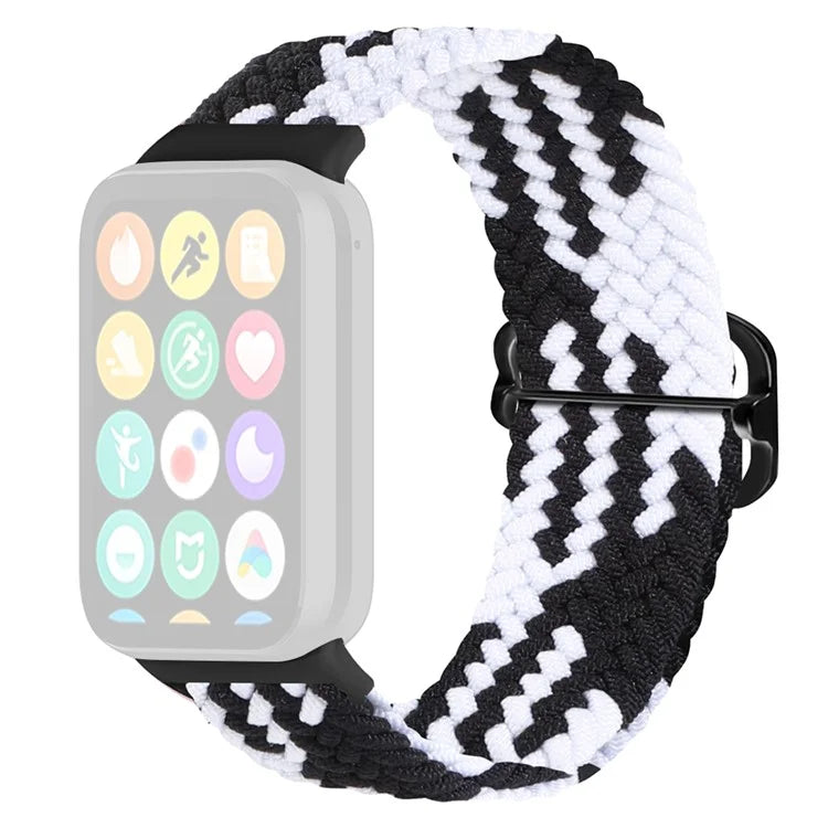 For Xiaomi Redmi Watch 4 Braided Band Adjustable Replacement Nylon Watch Strap