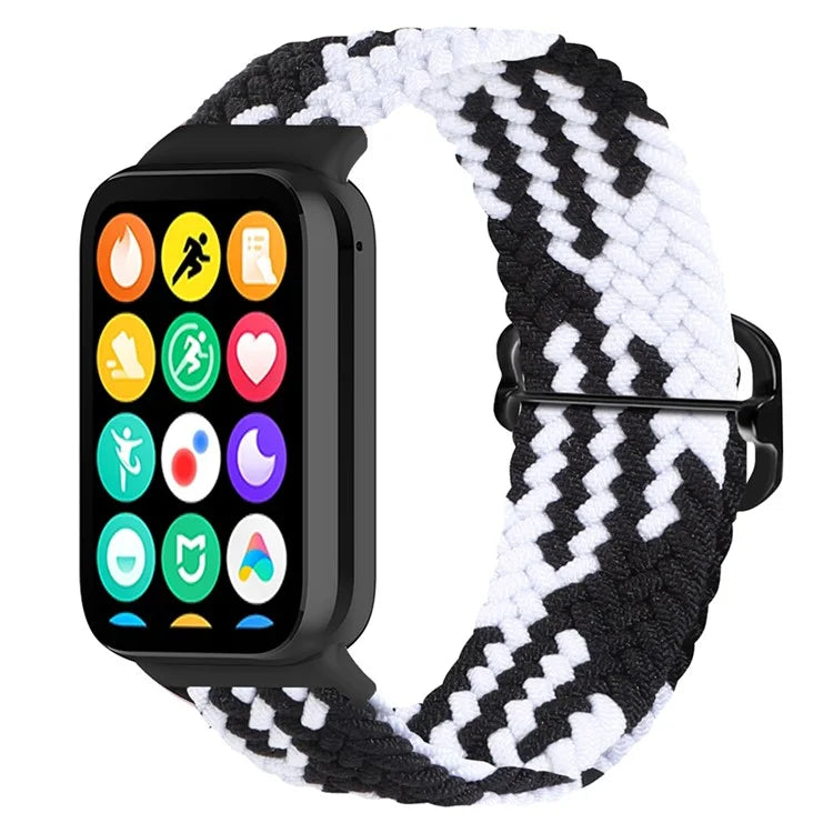 For Xiaomi Redmi Watch 4 Braided Band Adjustable Replacement Nylon Watch Strap
