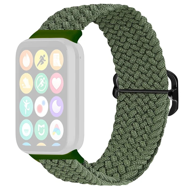 For Xiaomi Redmi Watch 4 Braided Band Adjustable Replacement Nylon Watch Strap