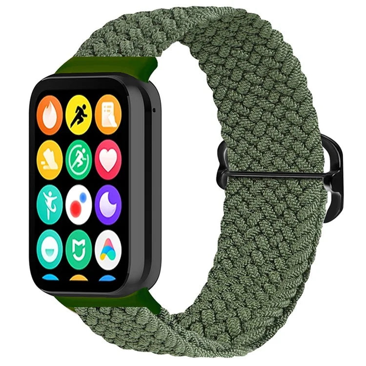 For Xiaomi Redmi Watch 4 Braided Band Adjustable Replacement Nylon Watch Strap