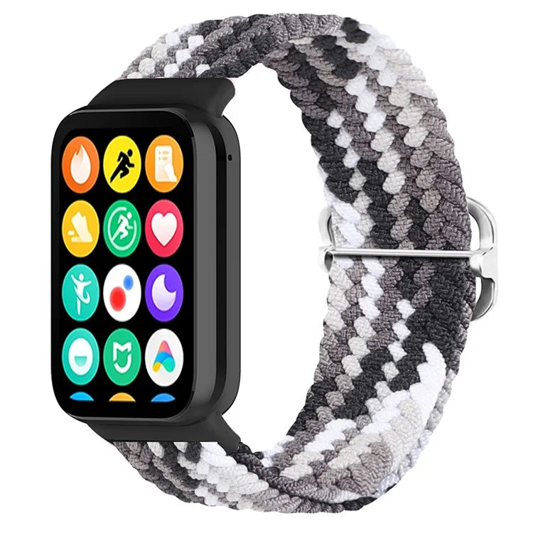 For Xiaomi Redmi Watch 4 Braided Band Adjustable Replacement Nylon Watch Strap